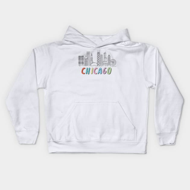 Chicago Kids Hoodie by SuperrSunday